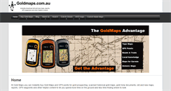 Desktop Screenshot of goldmaps.com.au