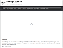 Tablet Screenshot of goldmaps.com.au